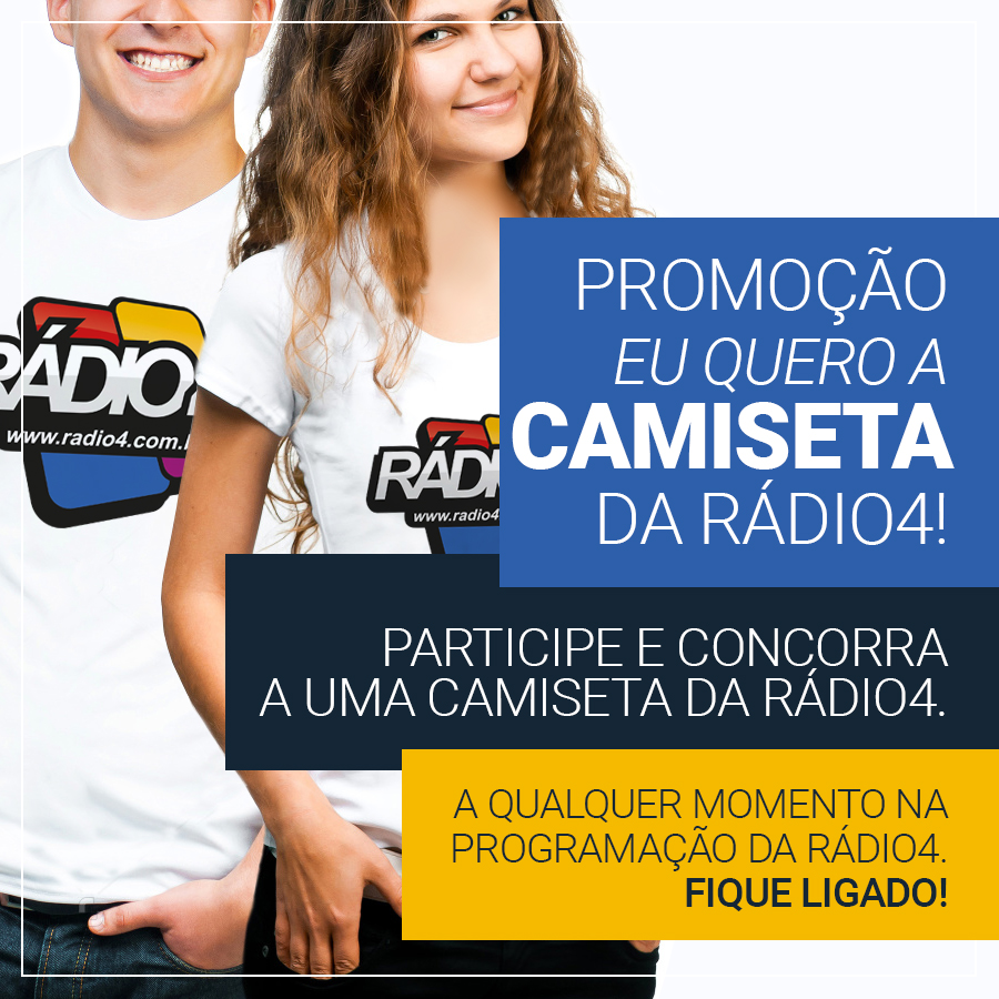 Promoção Camiseta Rádio 4